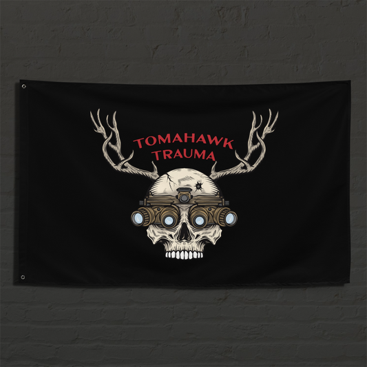 Antler Skull Flag